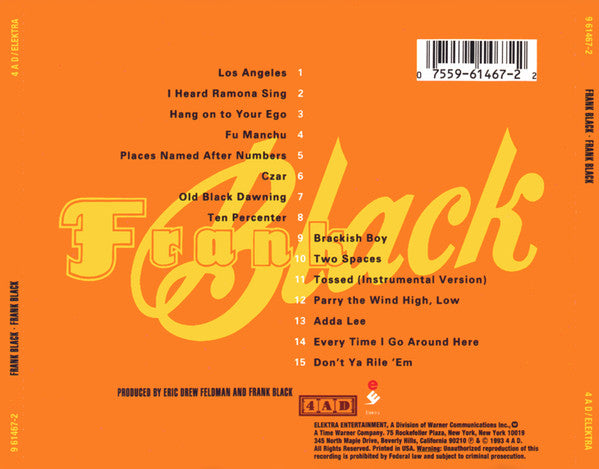 Frank Black : Frank Black (CD, Album, SRC)
