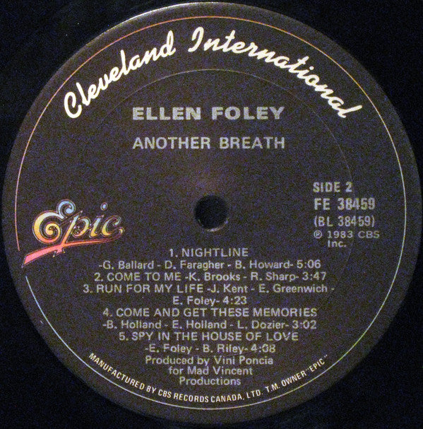 Ellen Foley : Another Breath (LP, Album)