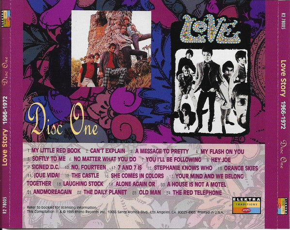 Love : Love Story (1966 ~ 1972) (2xCD, Comp, RM + Box)