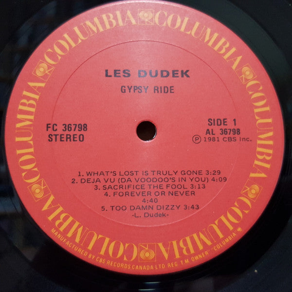 Les Dudek : Gypsy Ride (LP, Album)