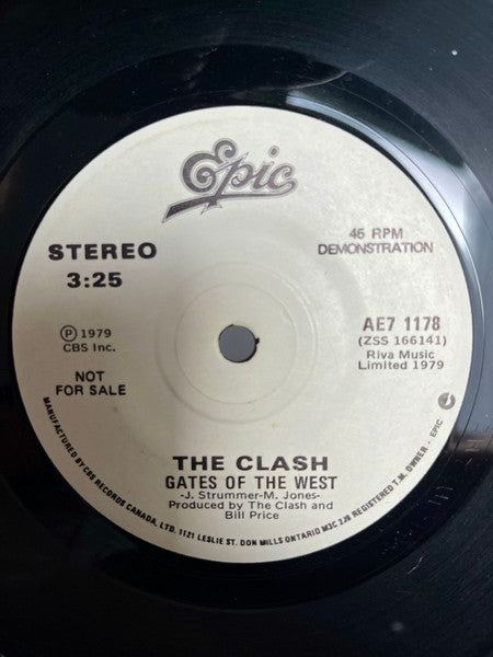 The Clash : Gates of the West (7", Promo)