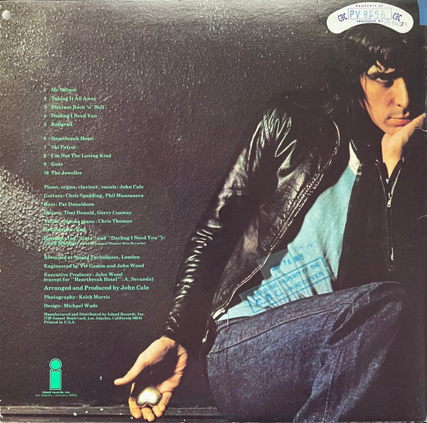 John Cale : Slow Dazzle (LP, Album)
