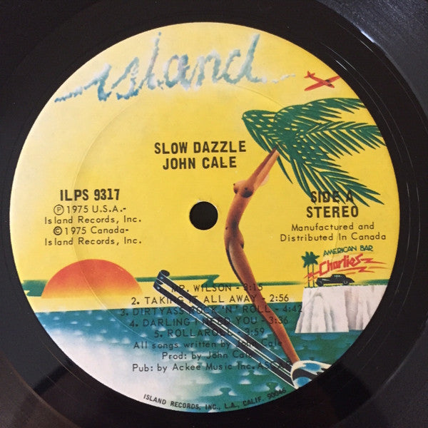 John Cale : Slow Dazzle (LP, Album)
