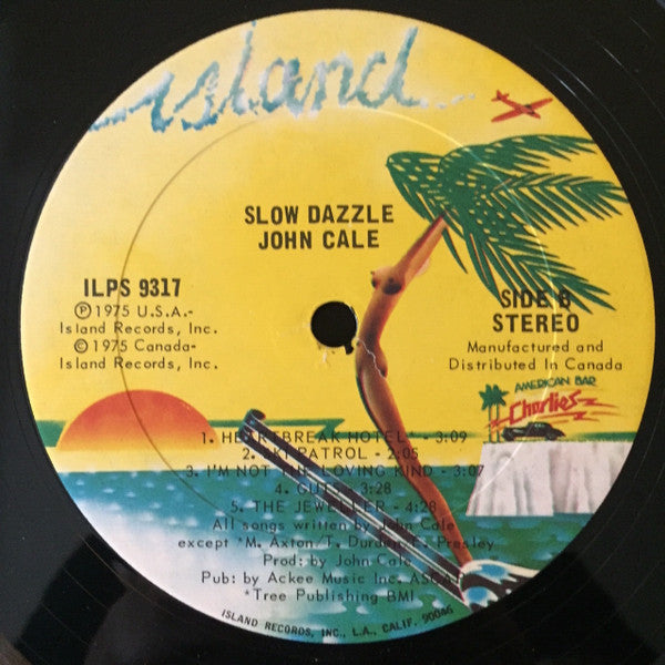 John Cale : Slow Dazzle (LP, Album)