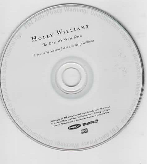Holly Williams : The Ones We Never Knew (CD, Album, PMD)