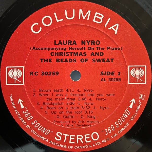 Laura Nyro : Christmas And The Beads Of Sweat (LP, Album)