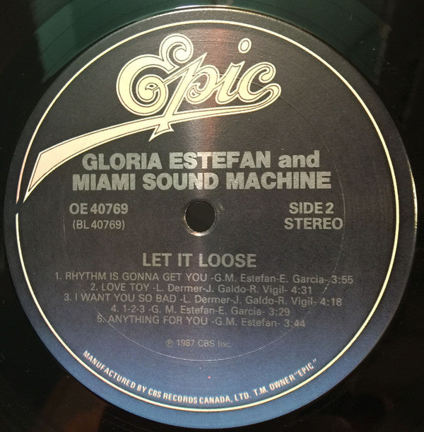 Gloria Estefan And Miami Sound Machine* : Let It Loose (LP, Album)