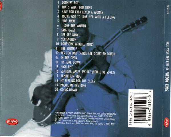 Freddy King* : Hide Away: The Best Of Freddy King (CD, Comp)