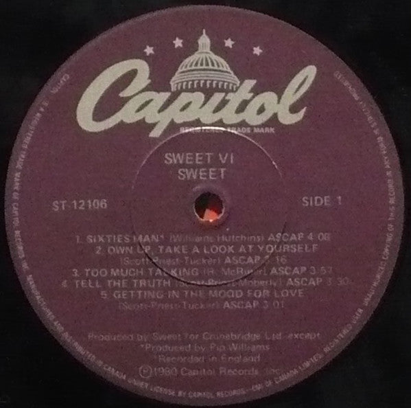 The Sweet : VI (LP, Album)