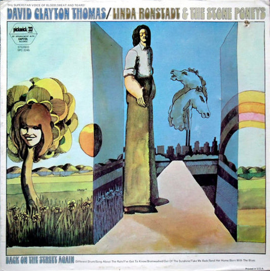 David Clayton Thomas* / Linda Ronstadt & The Stone Poneys : Back On The Street Again (LP, Comp)