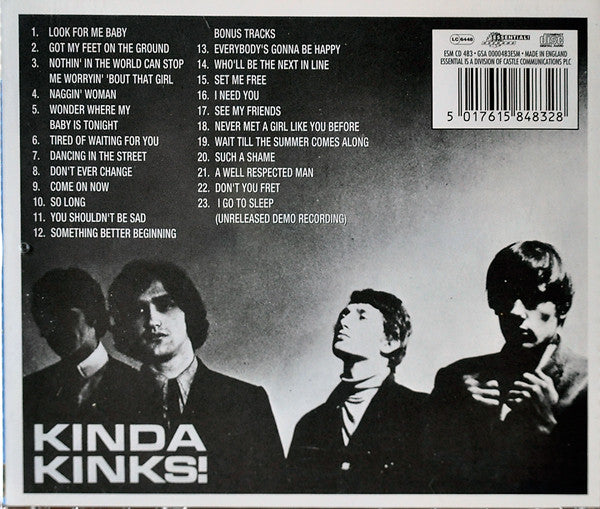 The Kinks : Kinda Kinks (CD, Album, Mono, RE, RM)