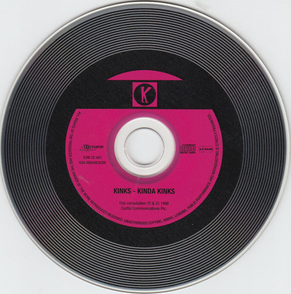 The Kinks : Kinda Kinks (CD, Album, Mono, RE, RM)