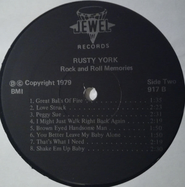 Rusty York : Rock And Roll Memories (LP, Comp)