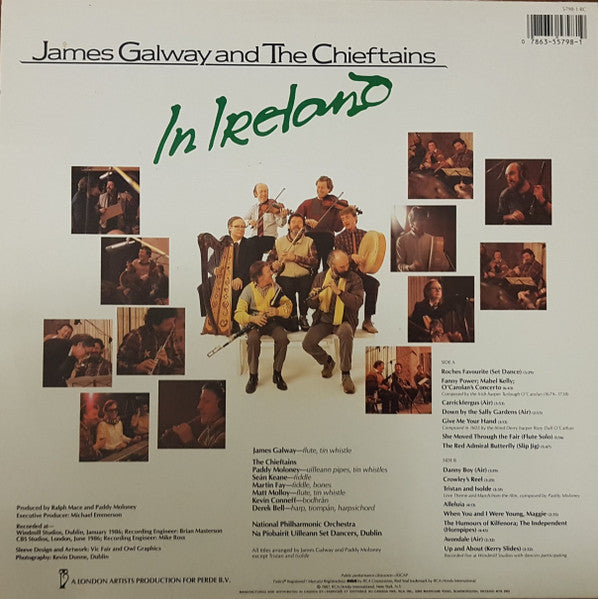 James Galway And The Chieftains : In Ireland (LP, Album)