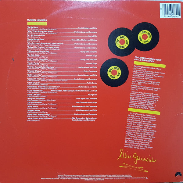 Various : Leader Of The Pack (Original Broadway Cast) (2xLP, Album, Gat)