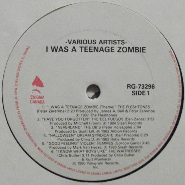 Various : I Was A Teenage Zombie (Original Motion Picture Soundtrack) (LP, Comp)