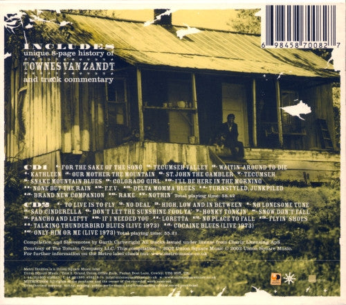 Townes Van Zandt : The Very Best Of Townes Van Zandt: The Texan Troubadour (2xCD, Comp)