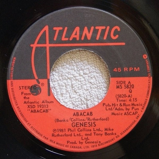 Genesis : Abacab (7", Single)