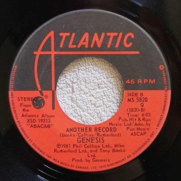 Genesis : Abacab (7", Single)