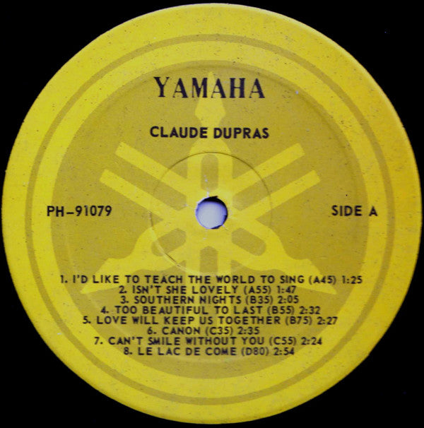 Claude Dupras : Claude Dupras (LP)