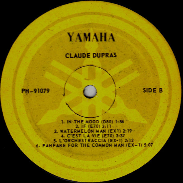 Claude Dupras : Claude Dupras (LP)
