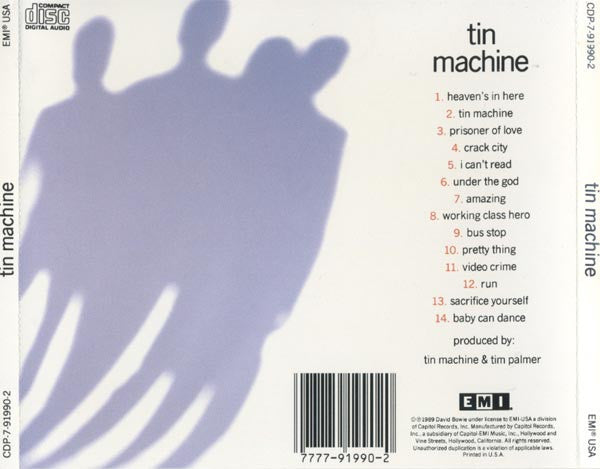 Tin Machine : Tin Machine (CD, Album)
