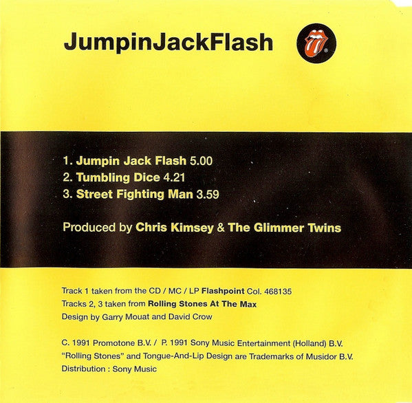 Rolling Stones* : Jumpin Jack Flash (CD, Single)