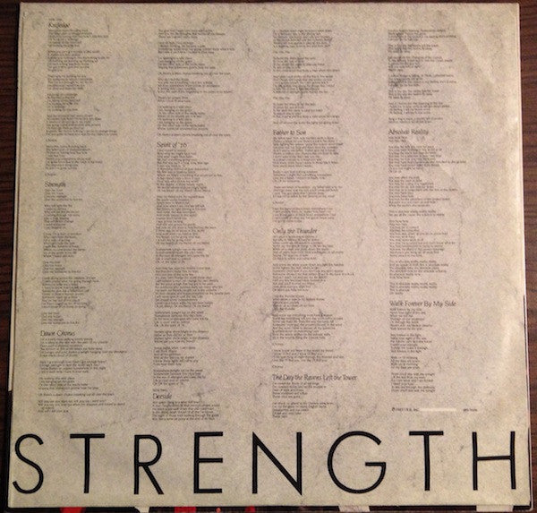 The Alarm : Strength (LP, Album)