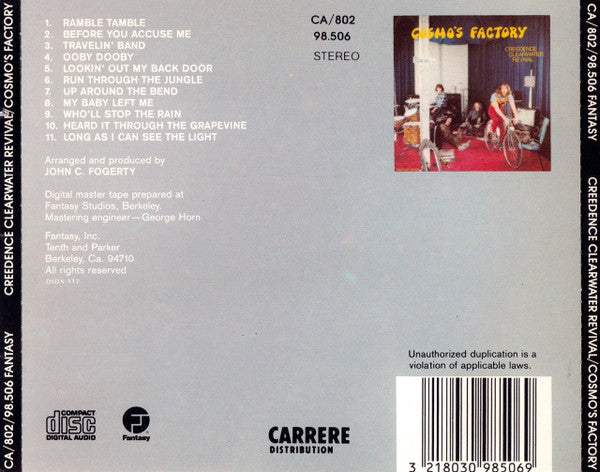 Creedence Clearwater Revival : Cosmo's Factory (CD, Album, RE)