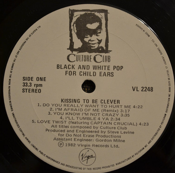 Culture Club : Kissing To Be Clever (LP, Album)