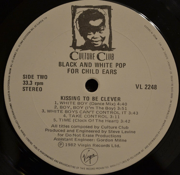 Culture Club : Kissing To Be Clever (LP, Album)