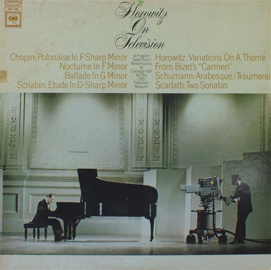 Horowitz* : Horowitz On Television (LP, Album)