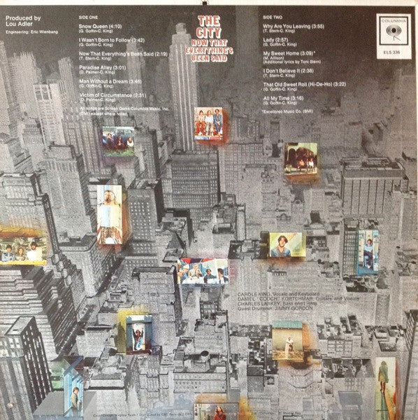 The City : Now That Everything's Been Said (LP, Album)