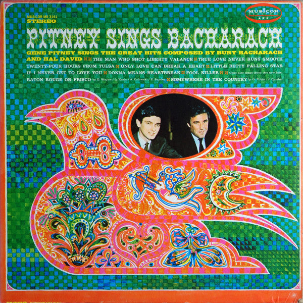 Gene Pitney : Pitney Sings Bacharach (LP, Album, Comp, Ter)