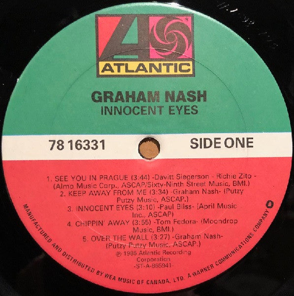 Graham Nash : Innocent Eyes (LP, Album)