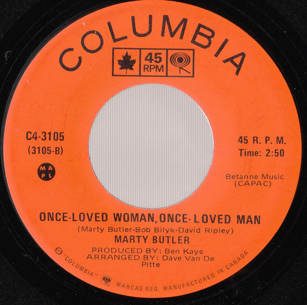 Marty Butler : Love Vibrations (7")