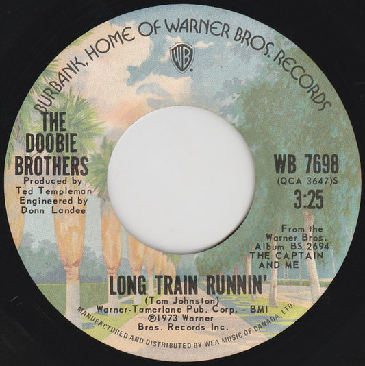 The Doobie Brothers : Long Train Runnin' (7", Single, RE)
