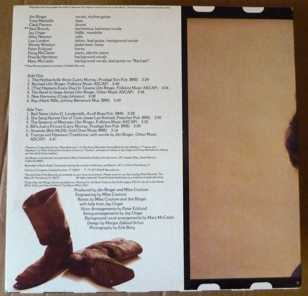 Jim Ringer : Tramps & Hawkers (LP, Album)