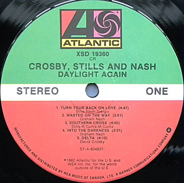 Crosby, Stills & Nash : Daylight Again (LP, Album)