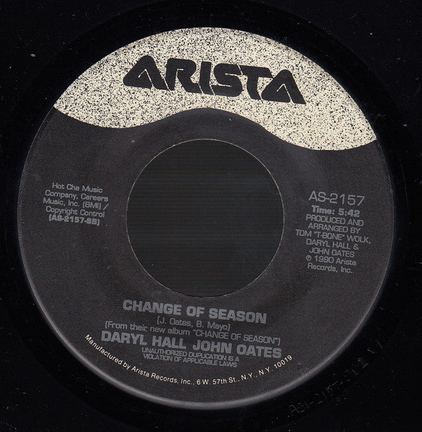 Daryl Hall & John Oates : Don't Hold Back Your Love (7", Single)