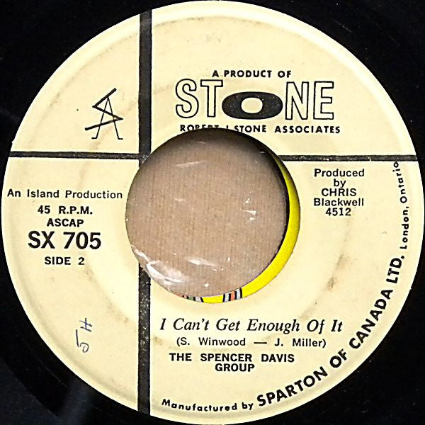 The Spencer Davis Group : I'm A Man (7", Single)