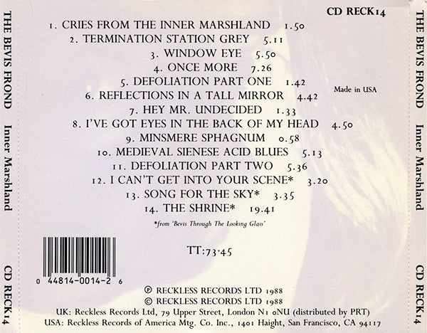The Bevis Frond : Inner Marshland (CD, Album, RE)