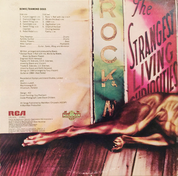Bowie* : Diamond Dogs (LP, Album, Gat)