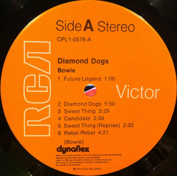 Bowie* : Diamond Dogs (LP, Album, Gat)
