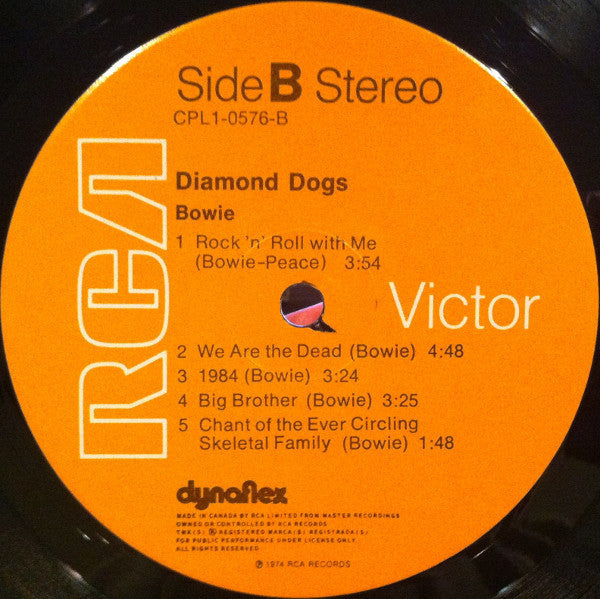 Bowie* : Diamond Dogs (LP, Album, Gat)