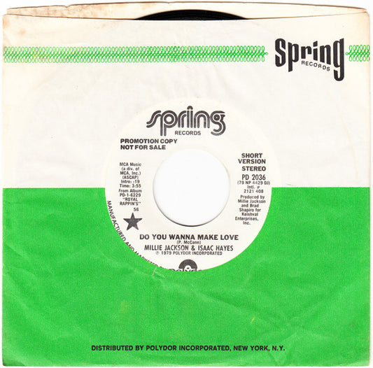 Millie Jackson & Isaac Hayes : Do You Wanna Make Love (7", Promo)