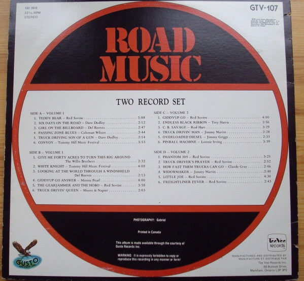 Various : Road Music (2xLP, Comp)