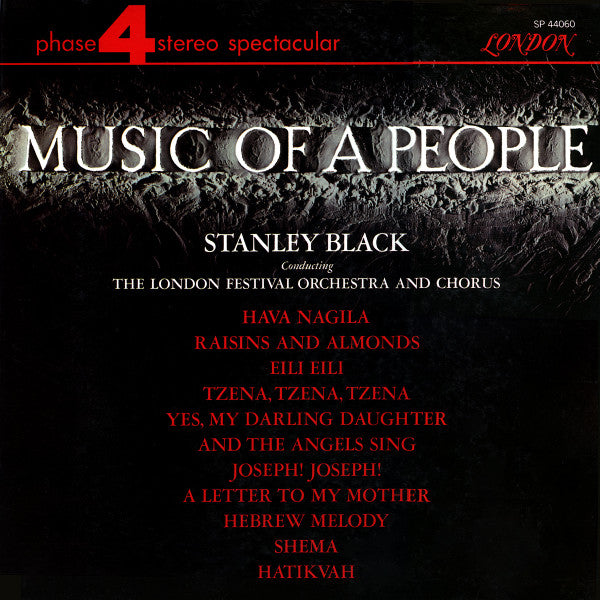 Stanley Black Conducting The  London Festival Orchestra And Chorus* : Music Of A People (LP, Album)