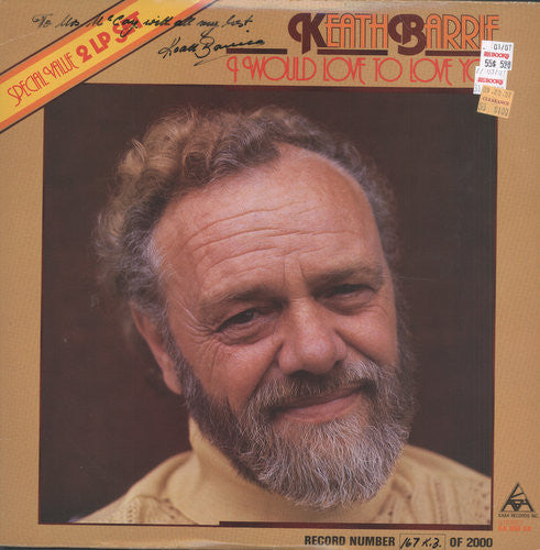 Keath Barrie : I Would Love To Love You (2xLP, Album)