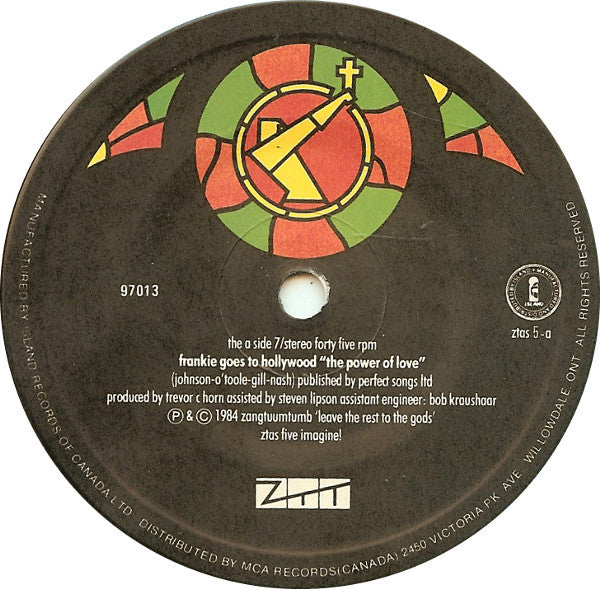 Frankie Goes To Hollywood : The Power Of Love (7", Single)